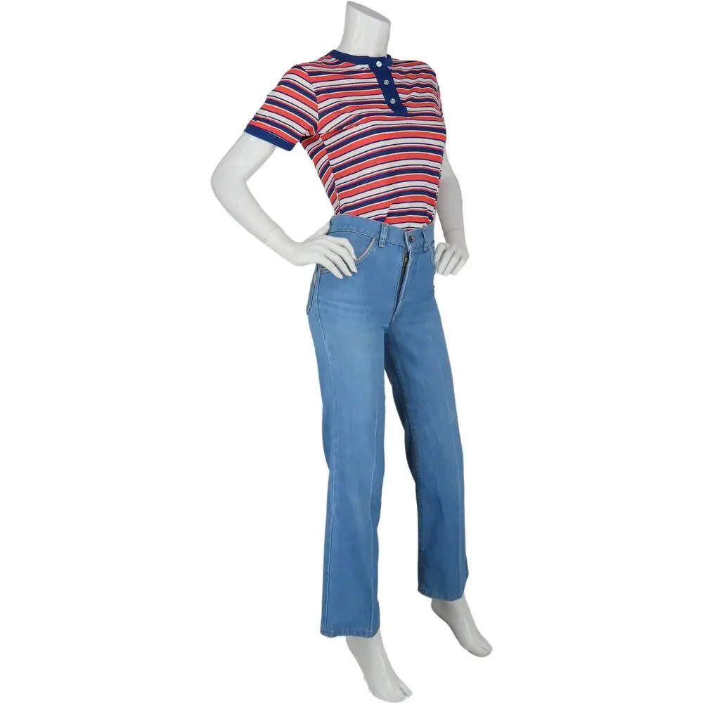 80s 70s Vintage Levi's Orange Tab High Waisted Boho Hippie Mom Denim Jeans 26 - Picture 14 of 15